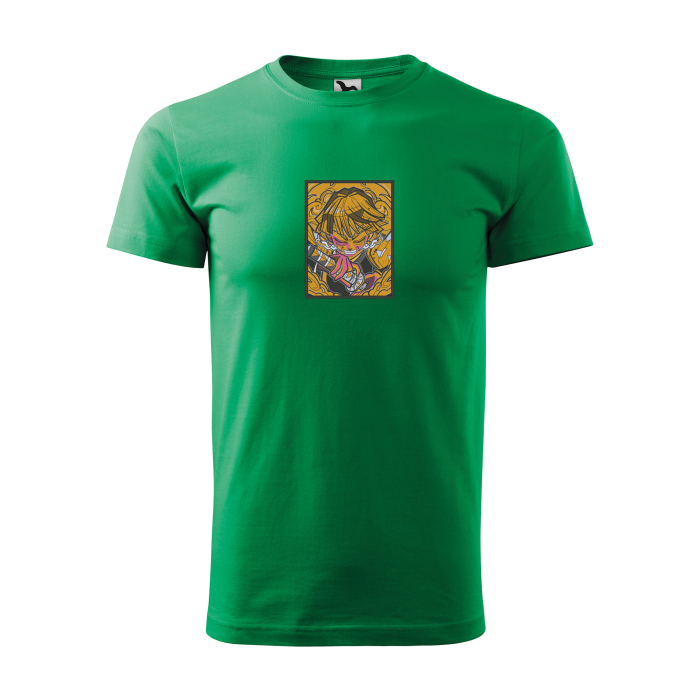 Malfini Tricou Barbat Verde Zenitsu Brodat
