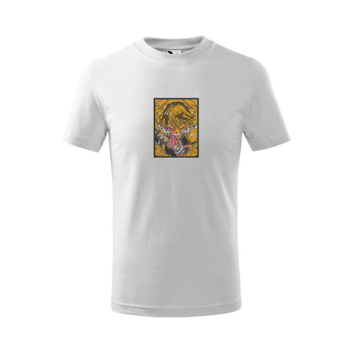 Malfini Tricou Copii Alb Zenitsu Brodat