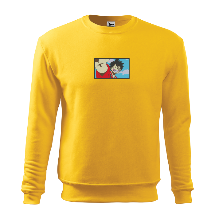 Malfini Bluza Barbat Galben Lufy Brodat