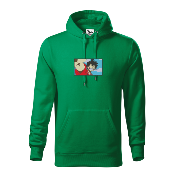 Malfini Hanorac Barbat Verde Lufy Brodat
