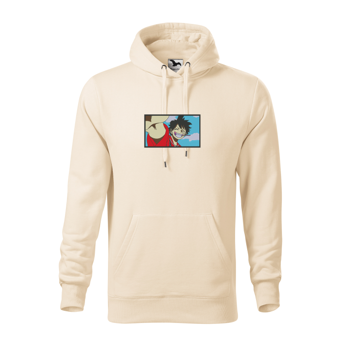 Malfini Hanorac Barbat Bej Lufy Brodat