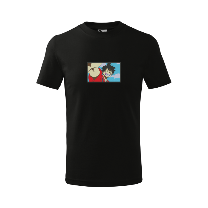 Malfini Tricou Copii Negru Lufy Brodat