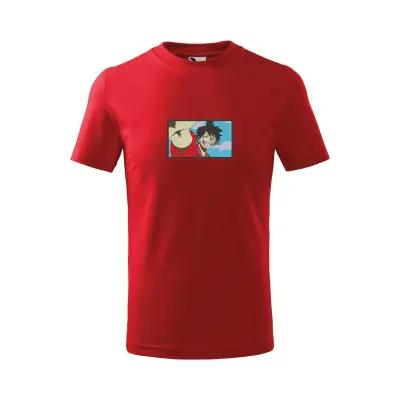 Malfini Tricou Copii Rosu Lufy Brodat