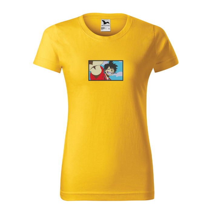 Malfini Tricou Dama Galben Lufy Brodat
