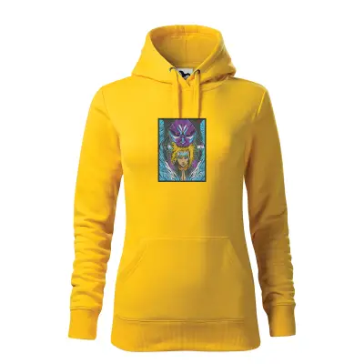 Malfini Hanorac Dama Galben Minato Brodat