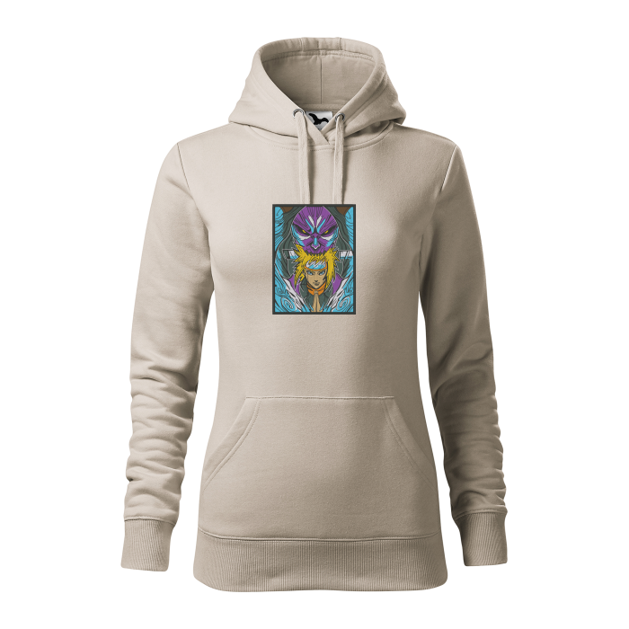 Malfini Hanorac Dama Gri ice Minato Brodat