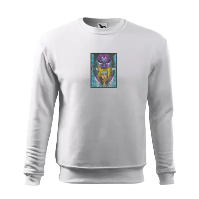 Malfini Bluza Barbat Alb Minato Brodat