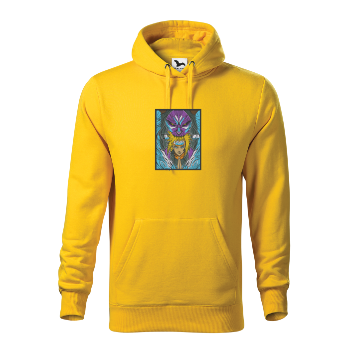 Malfini Hanorac Barbat Galben Minato Brodat