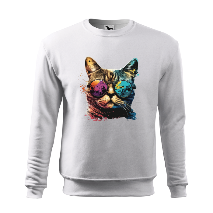 Malfini Bluza Barbat Alb Colorful Cat