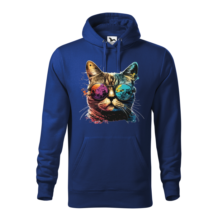 Malfini Hanorac Barbat Albastru regal Colorful Cat