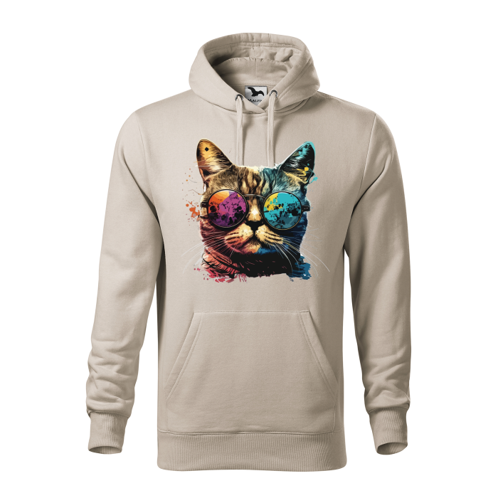 Malfini Hanorac Barbat Gri ice Colorful Cat