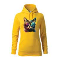Malfini Hanorac Dama Galben Colorful Cat