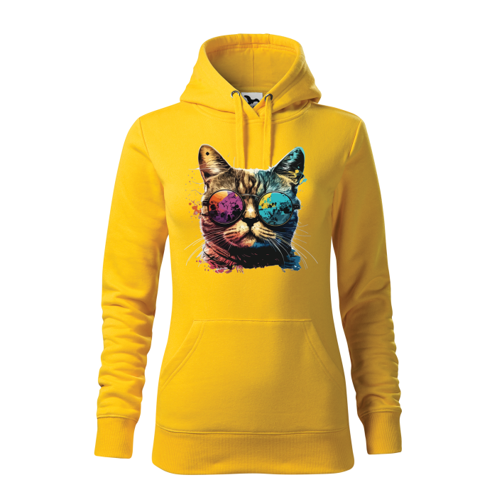 Malfini Hanorac Dama Galben Colorful Cat