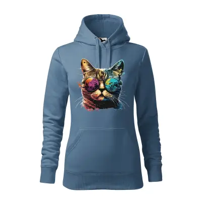 Malfini Hanorac Dama Denim Colorful Cat