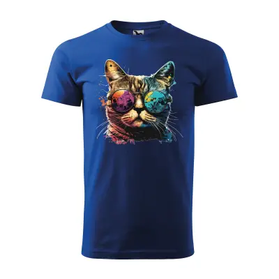 Malfini Tricou Barbat Albastru Regal Colorful Cat