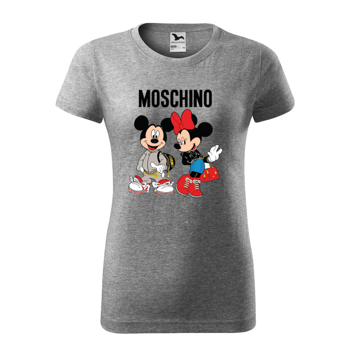 Malfini Tricou Dama Gri inchis Fashion