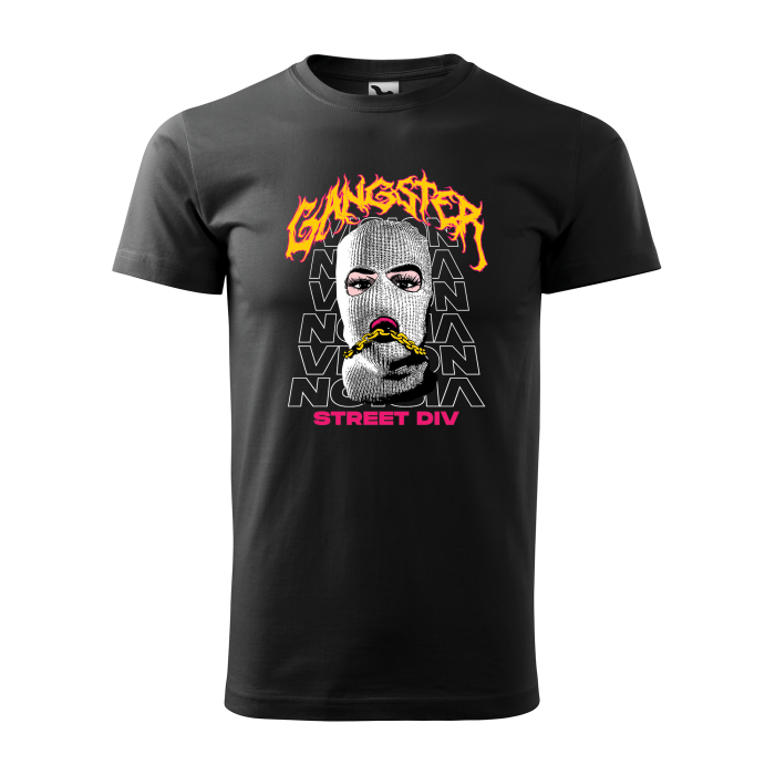 Malfini Tricou Barbat Negru Gangster Street DIV