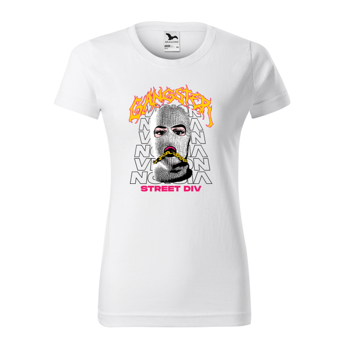 Malfini Tricou Dama Alb Gangster Street DIV