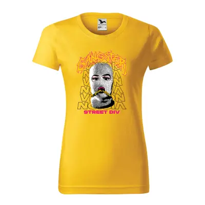 Malfini Tricou Dama Galben Gangster Street DIV