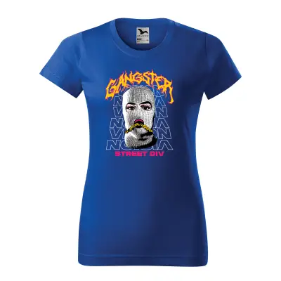 Malfini Tricou Dama Albastru regal Gangster Street DIV