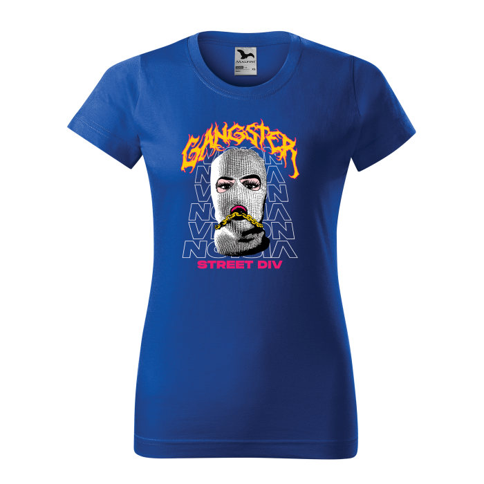 Malfini Tricou Dama Albastru regal Gangster Street DIV