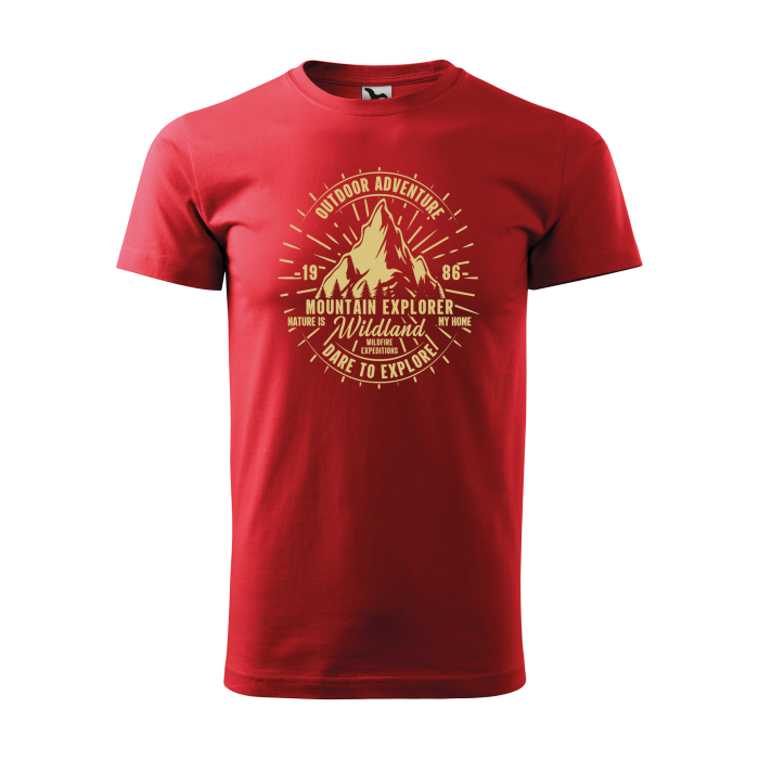 Malfini Tricou Barbat Rosu Mountain Explorer