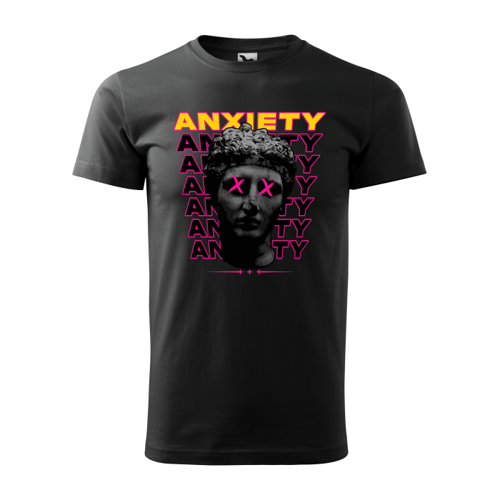Malfini Tricou Barbat Negru Anxiety
