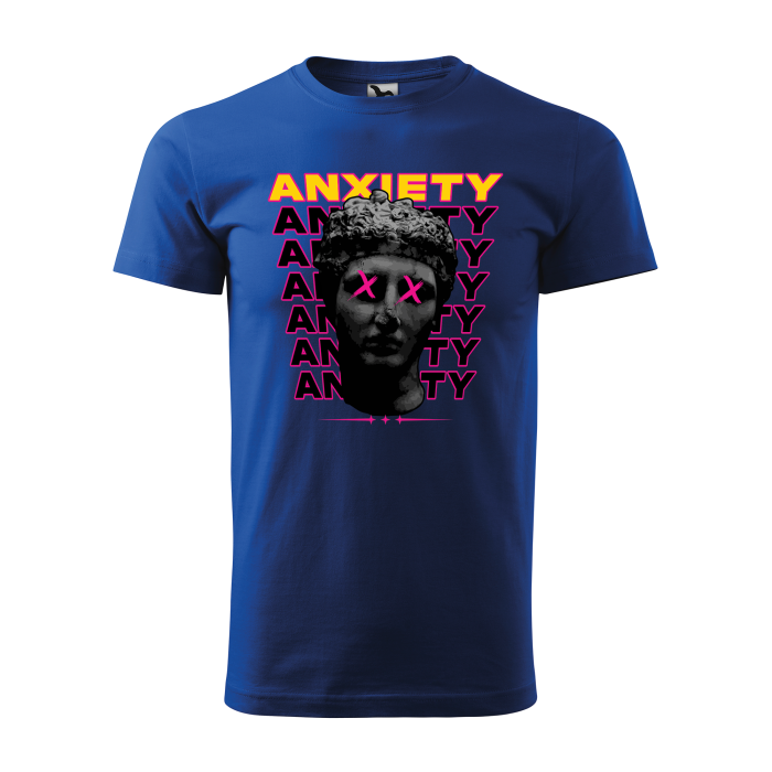 Malfini Tricou Barbat Albastru regal Anxiety