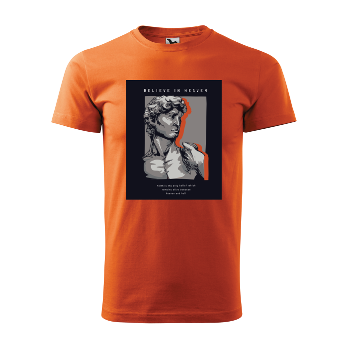 Malfini Tricou Barbat Portocaliu Believe in Heaven Malfini Tricou Barbat Portocaliu Believe in Heaven