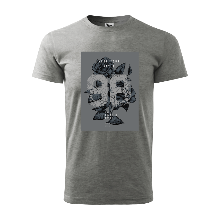 Malfini Tricou Barbat Gri inchis Keep your style