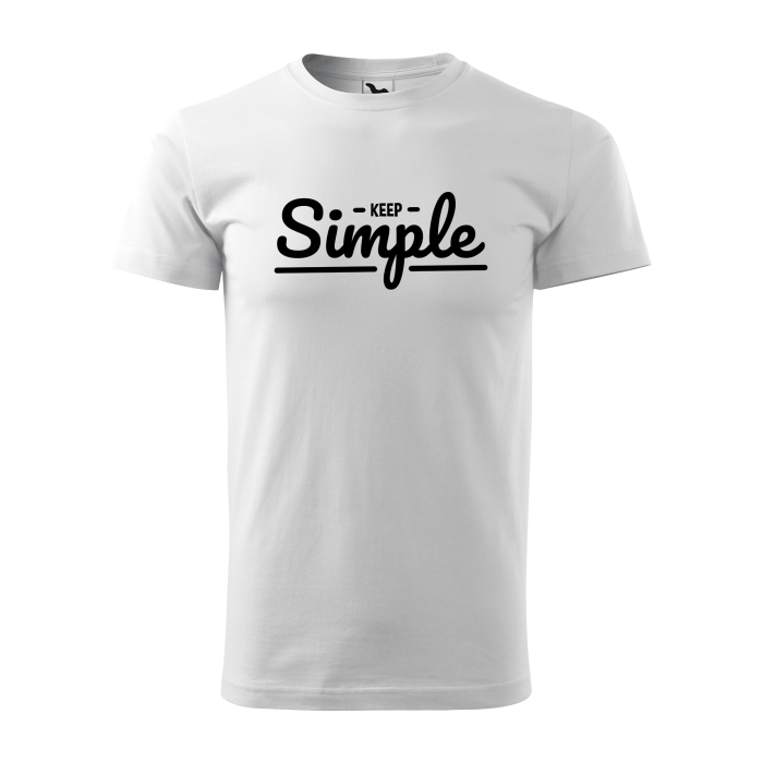 Malfini Tricou Barbat Alb Keep simple