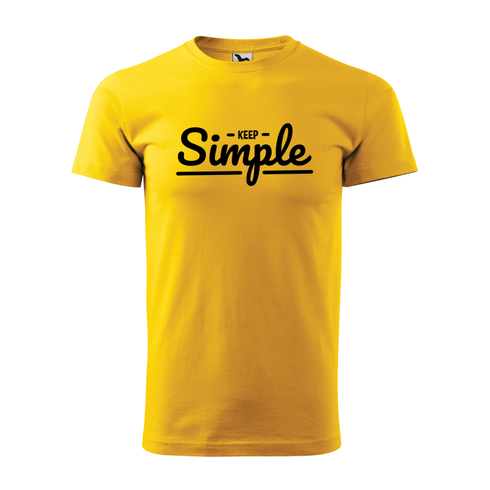 Malfini Tricou Barbat Galben Keep simple