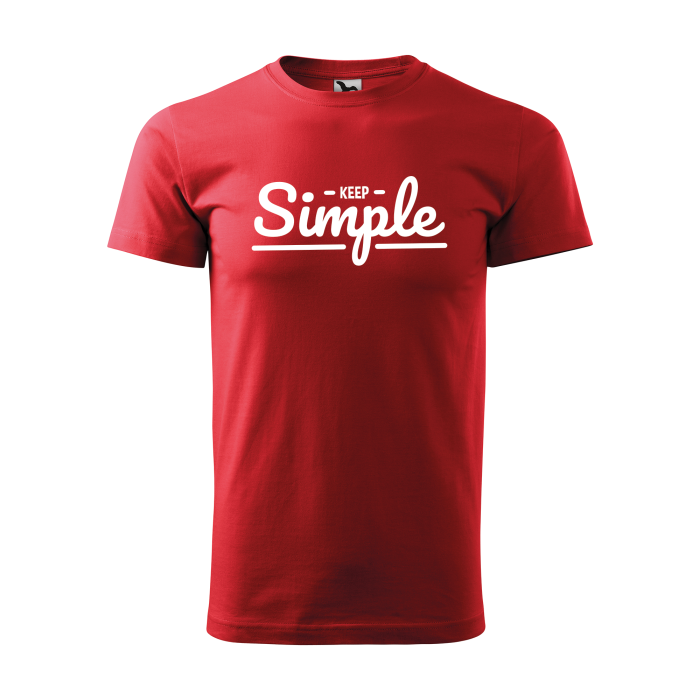 Malfini Tricou Barbat Rosu Keep simple