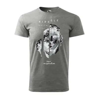 Malfini Tricou Barbat Gri inchis Miracle
