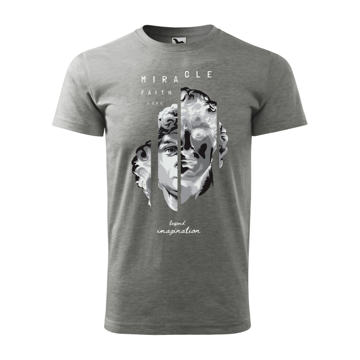 Malfini Tricou Barbat Gri inchis Miracle