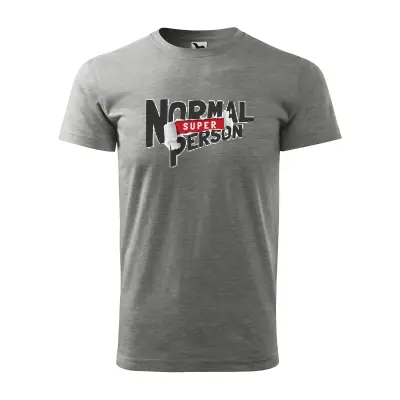 Malfini Tricou Barbat Gri inchis Normal super person