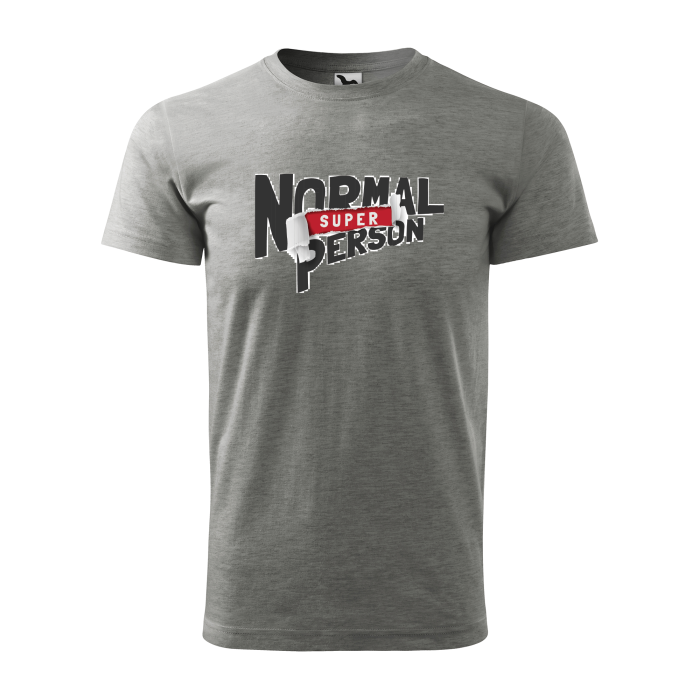 Malfini Tricou Barbat Gri inchis Normal super person