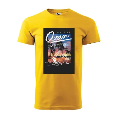 Malfini Tricou Barbat Galben Ocean wave