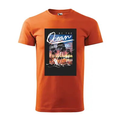 Malfini Tricou Barbat Portocaliu Ocean wave
