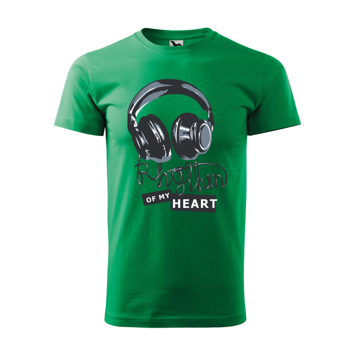 Malfini Tricou Barbat Verde Rhythm of my heart