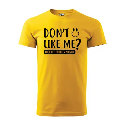 Malfini Tricou Barbat Galben Don&amp;amp;amp;amp;amp;amp;#039;t like me?