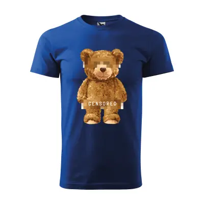 Malfini Tricou Barbat Albastru regal Censored Teddy