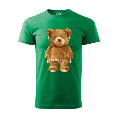 Malfini Tricou Barbat Verde Censored Teddy