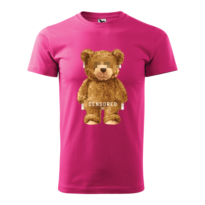 Malfini Tricou Barbat Purpuriu Censored Teddy
