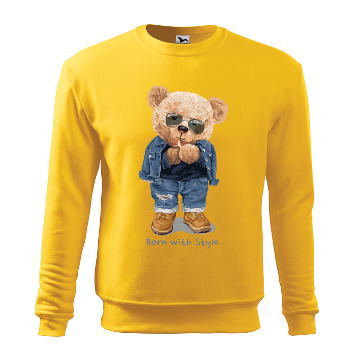 Malfini Bluza Barbat Galben Teddy Born with style