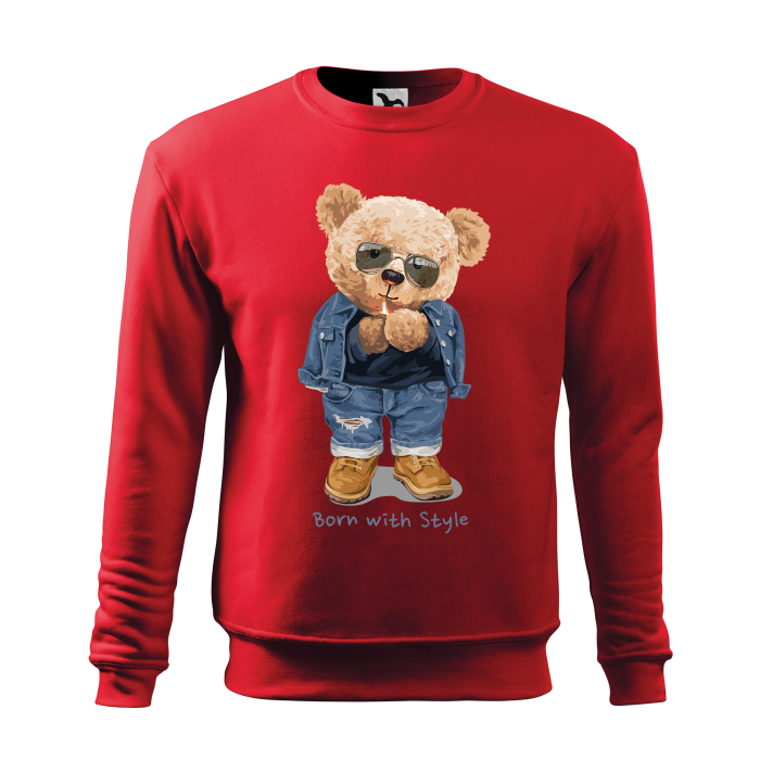 Malfini Bluza Barbat Rosu Teddy Born with style