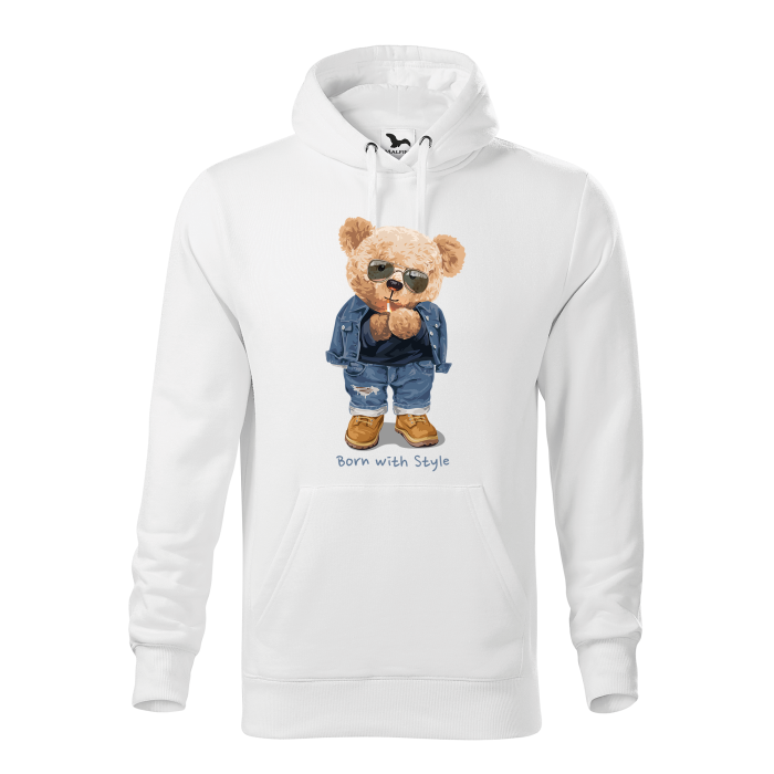 Malfini Hanorac Barbat Alb Teddy Born with style