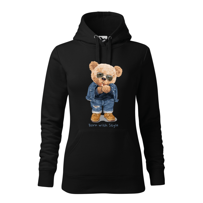 Malfini Hanorac Dama Negru Teddy Born with style