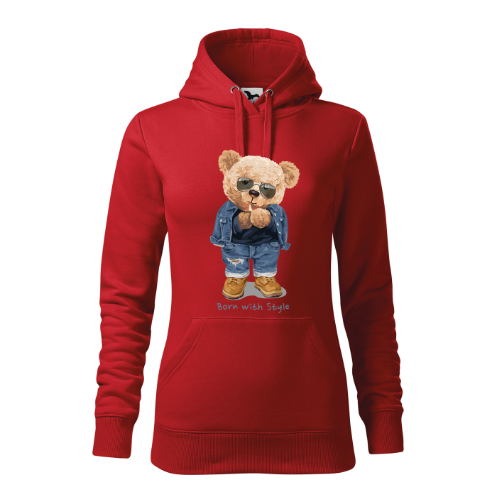 Malfini Hanorac Dama Rosu Teddy Born with style