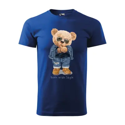 Malfini Tricou Barbat Albastru regal Teddy Born with style